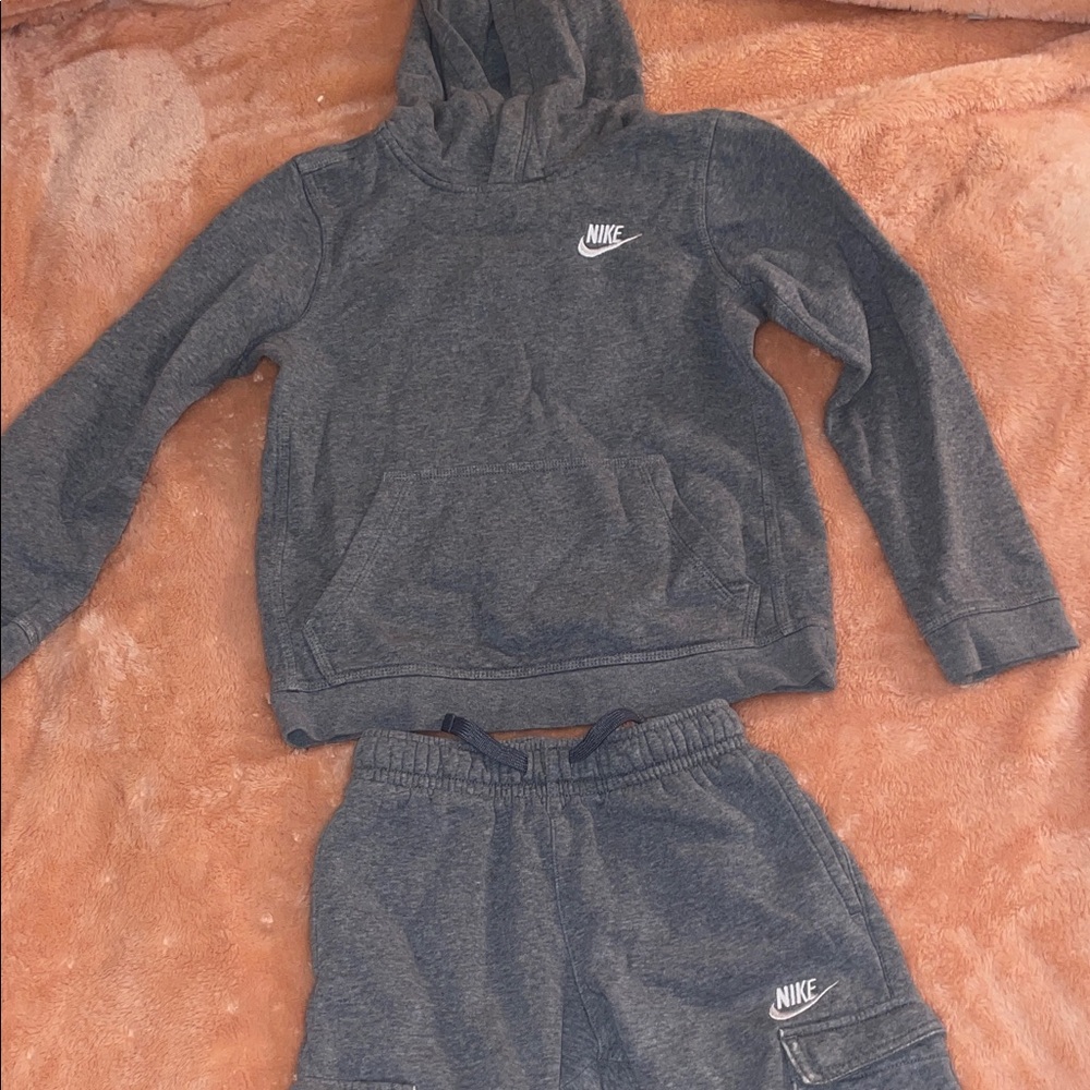 Nike Kids Charcoal Hoodie and Jogger Set *read description before purchase*